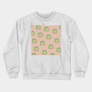 Cute Frog Print Crewneck Sweatshirt